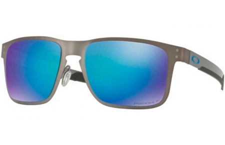 Sunglasses - Oakley - HOLBROOK METAL OO4123 - 4123-07 MATTE GUNMETAL // PRIZM SAPPHIRE POLARIZED