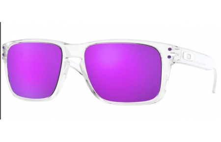 Frames Junior - Oakley Junior - HOLBROOK XS OJ9007 - 9007-02 POLISHED CLEAR // VIOLET IRIDIUM