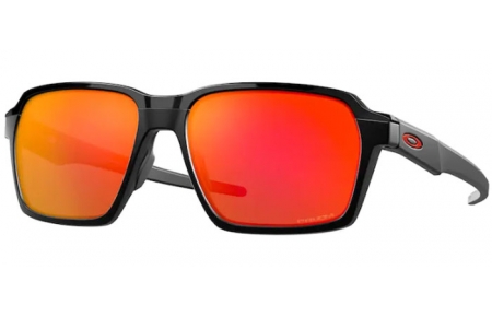 Sunglasses - Oakley - PARLAY OO4143 - 4143-03 MATTE BLACK // PRIZM RUBY