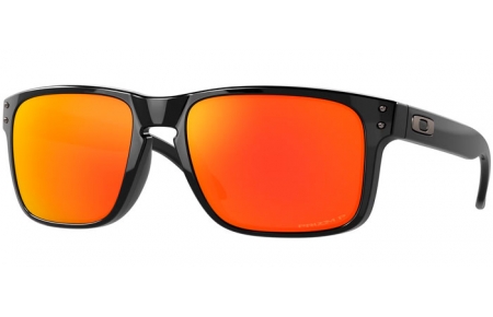 Gafas de Sol - Oakley - HOLBROOK OO9102 - 9102-F1 POLISHED BLACK // PRIZM RUBY POLARIZED