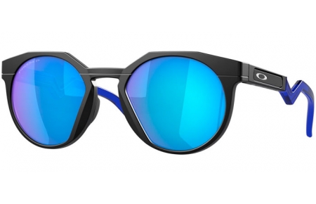 Lunettes de soleil - Oakley - HSTN OO9242 - 9242-04 MATTE BLACK // PRIZM SAPPHIRE POLARIZED