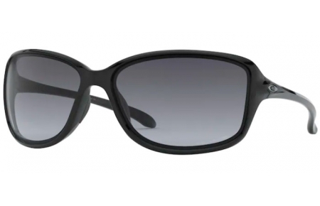 Lunettes de soleil - Oakley - COHORT OO9301 - 9301-04 POLISHED BLACK // GREY GRADIENT POLARIZED