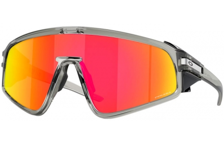 Lunettes de soleil - Oakley - LATCH PANEL OO9404 - 9404-04 GREY INK // PRIZM RUBY