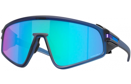 Lunettes de soleil - Oakley - LATCH PANEL OO9404 - 9404-06 MATTE TRANSPARENT NAVY BLUE // PRIZM SAPPHIRE