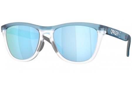 Gafas de Sol - Oakley - FROGSKINS RANGE XL OO9503 - 9503-03 TRANSAPRENT STONEWASHED // PRIZ DEEP WATER POLARIZED
