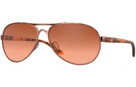 Sunglasses - Oakley - FEEDBACK OO4079 - 4079-01 ROSE GOLD // VR50 BROWN GRADIENT