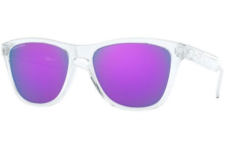 Sunglasses - Oakley - FROGSKINS OO9013 - 9013-H7 POLISHED CLEAR // PRIZM VIOLET