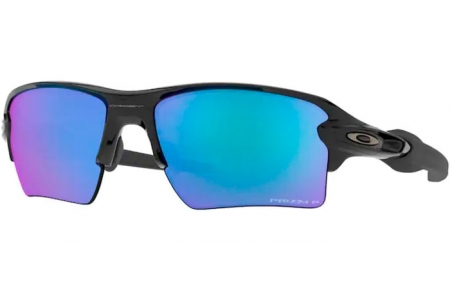 Gafas de Sol - Oakley - FLAK 2.0 XL OO9188 - 9188-F7 POLISHED BLACK // PRIZM SAPPHIRE IRIDIUM POLARIZED