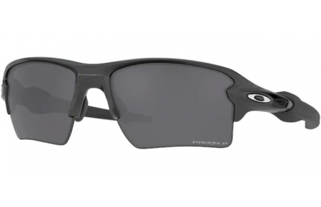 Sunglasses - Oakley - FLAK 2.0 XL OO9188 - 9188-F8 STEEL // PRIZM BLACK POLARIZED