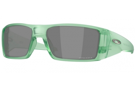 Sunglasses - Oakley - HELIOSTAT OO9231 - 9231-22 MATTE TRANSPARENT JADE // PRIZM BLACK