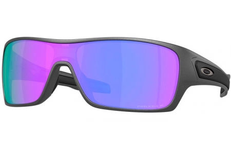 Sunglasses - Oakley - TURBINE ROTOR OO9307 - 9307-31 MATTE STEEL // PRIZM VIOLET POLARIZED