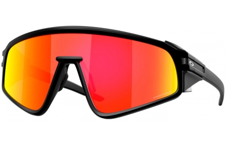 Sunglasses - Oakley - LATCH PANEL OO9404 - 9404-16 MATTE BLACK // PRIZM RUBY