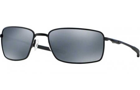 Sunglasses - Oakley - SQUARE WIRE OO4075 - 4075-05 MATTE BLACK // BLACK IRIDIUM POLARIZED