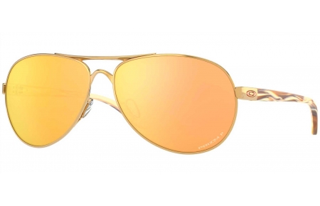 Gafas de Sol - Oakley - FEEDBACK OO4079 - 4079-37 POLISHED GOLD // PRIZM ROSE GOLD POLARIZED