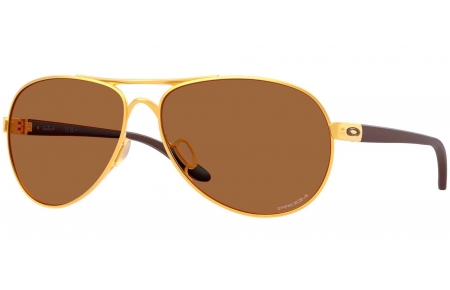 Gafas de Sol - Oakley - OO4079 FEEDBACK - 4079-51 SATIN GOLD // PRIZM BRONZE
