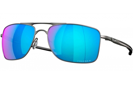 Gafas de Sol - Oakley - OO4124 GAUGE 8 - 4124-06 MATTE GUNMETAL // PRIZM SAPPHIRE POLARIZED
