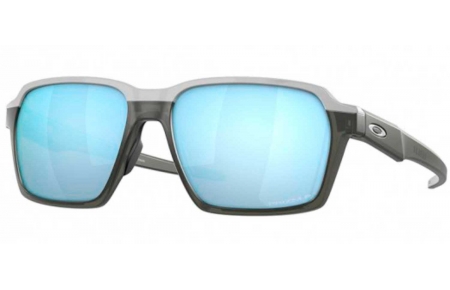 Gafas de Sol - Oakley - OO4143 PARLAY - 4143-12 MATTE GREY SMOKED // PRIZM DEEP WATER POLARIZED