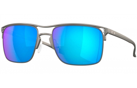 Gafas de Sol - Oakley - OO6048 HOLBROOK TI - 6048-04 MATTE GUNMETAL // PRIZM SAPPHIRE POLARIZED