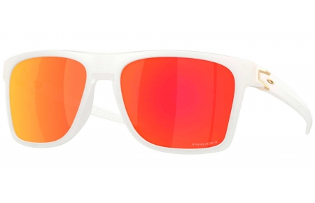 Gafas de Sol - Oakley - OO9100 LEFFINGWELL - 9100-20 MATTE STEAM // PRIZM RUBY