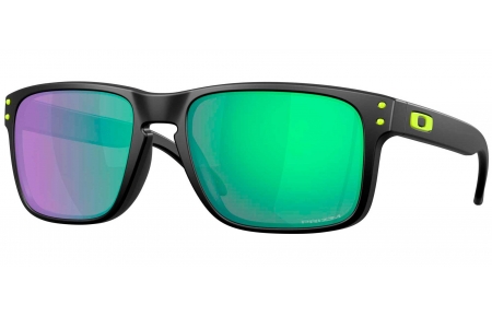 Gafas de Sol - Oakley - OO9102 HOLBROOK - 9102-AI MATTE BLACK // PRIZM ROAD JADE