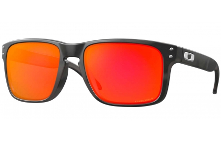 Gafas de Sol - Oakley - OO9102 HOLBROOK - 9102-E9 BLACK CAMO // PRIZM RUBY