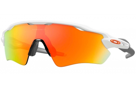 Gafas de Sol - Oakley - OO9208 RADAR EV PATH - 9208-16 POLISHED WHITE // FIRE IRIDIUM