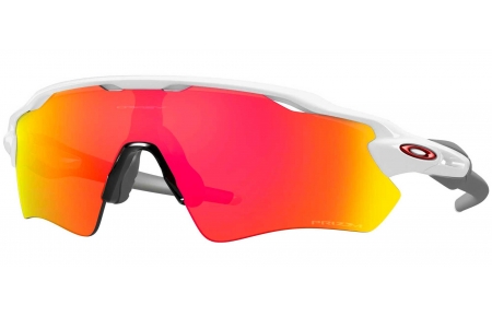 Gafas de Sol - Oakley - OO9208 RADAR EV PATH - 9208-72 POLISHED WHITE // PRIZM RUBY