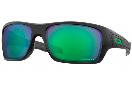 Gafas de Sol - Oakley - OO9263 TURBINE - 9263-45 MATTE BLACK // PRIZM JADE POLARIZED