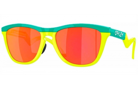 Gafas de Sol - Oakley - OO9289 FROGSKINS HYBRID - 9289-02 GREEN TENNIS BALL YELLOW // PRIZM RUBY