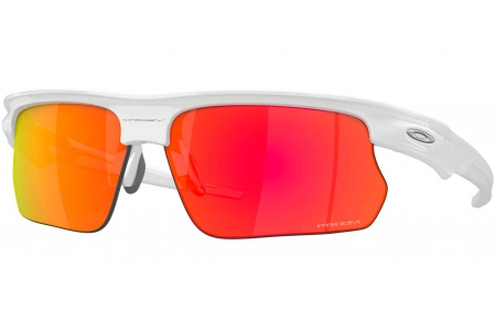 Gafas de Sol - Oakley - OO9400 BISPHAERA - 9400-03 POLISHED WHITE // PRIZM RUBY