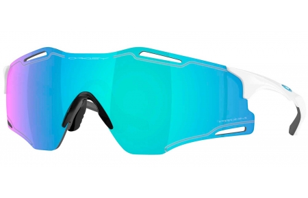 Gafas de Sol - Oakley - OO9512D CYBR ZERO - 9512-02 POLISHED WHITE // PRIZM SAPPHIRE