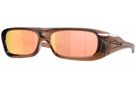 Gafas de Sol - Oakley - OO9520 PERMIAN - 9520-03 TRANSPARENT BROWN // PRIZM ROSE GOLD