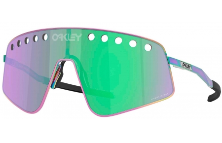 Gafas de Sol - Oakley - OO6025 SUTRO TI SWEEP - 6025-05 POLISHED BLACK TIDE // PRIZM ROAD JADE