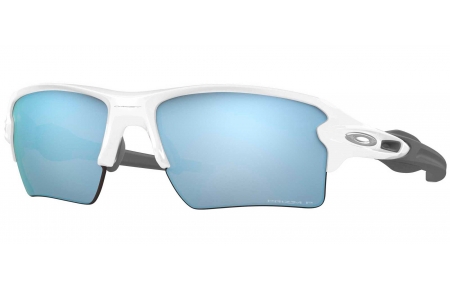 Gafas de Sol - Oakley - OO9188 FLAK 2.0 XL - 9188-82 POLISHED WHITE // PRIZM DEEP H2O POLARIZED