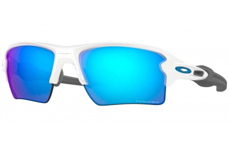 Gafas de Sol - Oakley - OO9188 FLAK 2.0 XL - 9188-94 POLISHED WHITE // PRIZM SAPPHIRE
