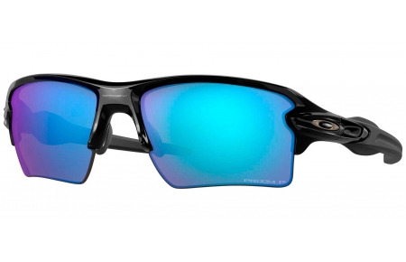Gafas de Sol - Oakley - OO9188 FLAK 2.0 XL - 9188-F7 POLISHED BLACK // PRIZM SAPPHIRE IRIDIUM POLARIZED