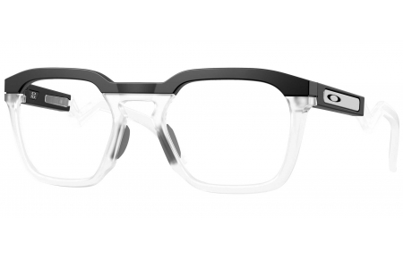 Monturas - Oakley Prescription Eyewear - OX8208 HSTN SQ RX - 8208-04 MATTE BLACK TRANSPARENT