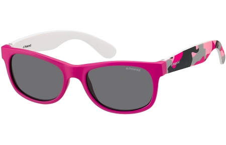 Gafas Junior - Polaroid Junior - P0300 - TCS  (Y2) PNK CAMUFLAGE FUCSHIA // GREY POLARIZED