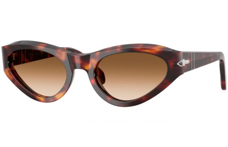 Lunettes de soleil - Persol - PO0052S - 24/51 HAVANA // BROWN GRADIENT TRANSPARENT