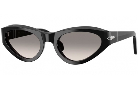 Lunettes de soleil - Persol - PO0052S - 95/32 BLACK // GREY GRADIENT TRANSPARENT