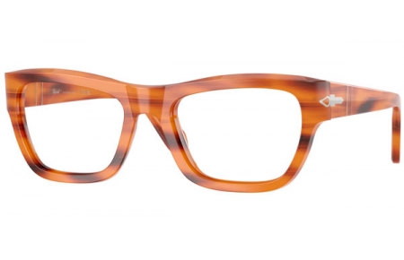 Lunettes de vue - Persol - PO0091V - 960  STRIPED BROWN
