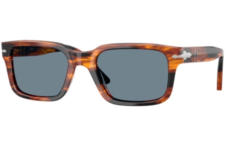 Gafas de Sol - Persol - PO3272S - 123556  STRIPED BLACK BROWN // BLUE
