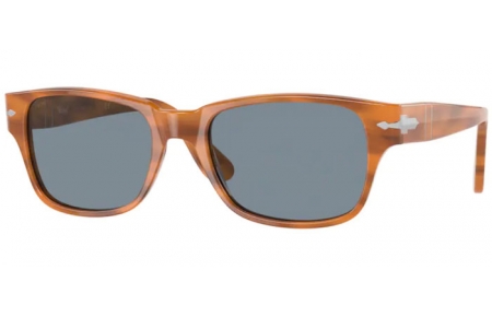 Gafas de Sol - Persol - PO3288S - 960/56 STRIPED BROWN // LIGHT BLUE