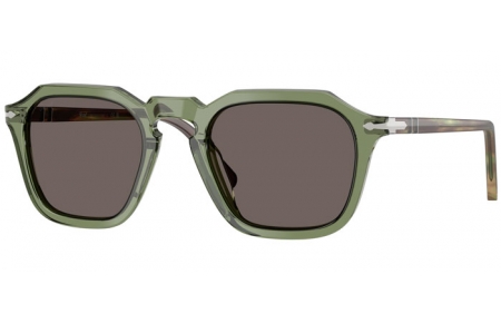 Lunettes de soleil - Persol - PO3292S - 1226B1  TRANSPARENT GREEN // DARK GREY