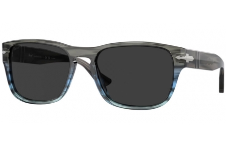 Sunglasses - Persol - PO3341S - 120548  STRIPED GREY GRADIENT BLUE // DARK GREY POLARIZED