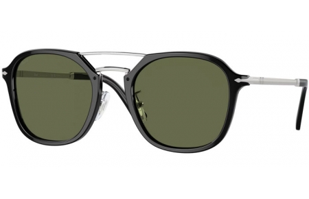 Sunglasses - Persol - PO3352S - 95/58 BLACK // GREEN POLARIZED