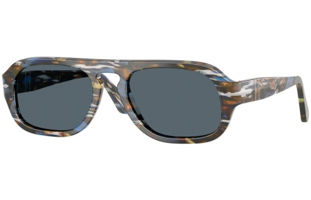 Sunglasses - Persol - PO3369S - 1222R5  FROST GREY NAUTICAL BLUE // BLUE