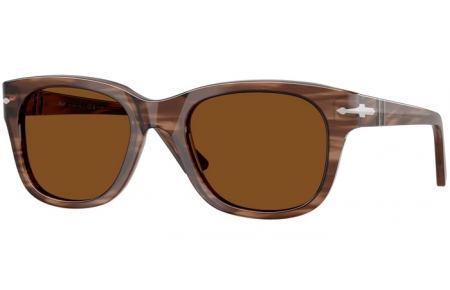 Gafas de Sol - Persol - PO3372S - 120857  STRIPED BROWN // BROWN POLARIZED
