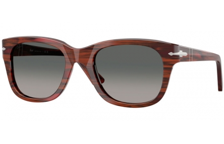 Gafas de Sol - Persol - PO3372S - 122371  STRIPED BURGUNDY // GREY GRADIENT