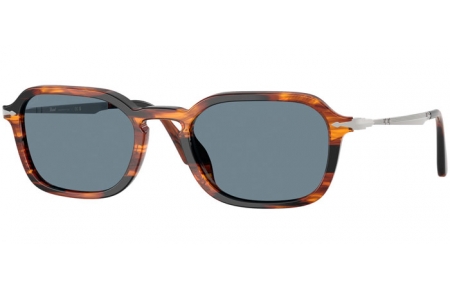 Gafas de Sol - Persol - PO3381S - 123556  STRIPED BLACK BROWN // BLUE